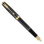 яParker Sonnet F531 Dark Grey Laquer GT перьевая ручка S0912440F